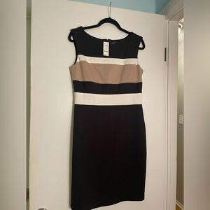 White House Black Market Colorblock Dress